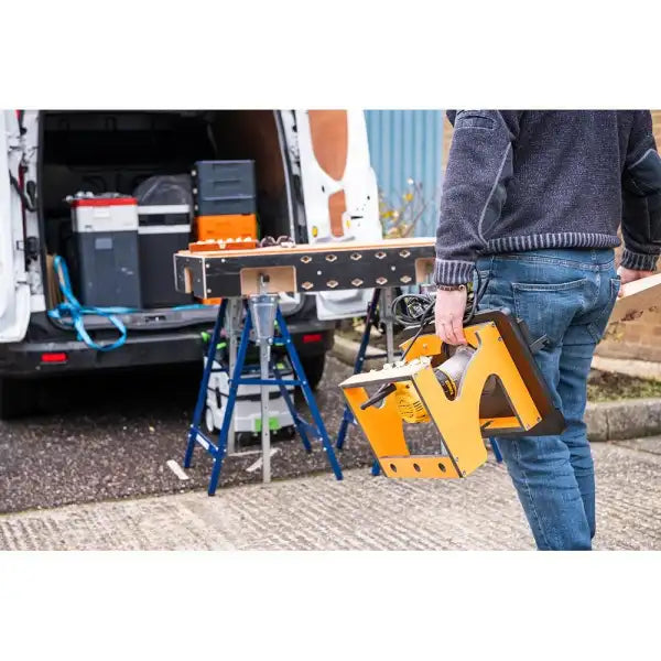 UJK Portable Trim Router Table - Routing Compatible with routers bases up to 152mm in diameter and 250mm high Tailor