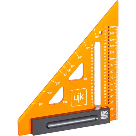 UJK Professional Woodworker’s Marking Square 150mm - & Measuring grade woodworkers square British made, CNC-machined