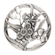 Rosehip - Decorative Pewter Lid (Potpourri) Craft Supplies