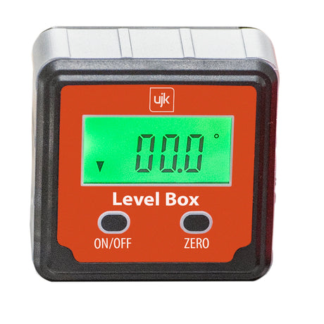 UJK Level Box - Machine Accessories Magnetic base attaches to metal surfaces for stability Instantly, measures