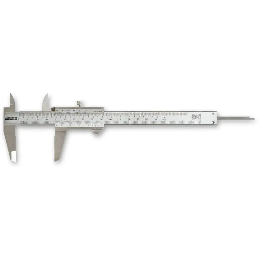 VERNIER CALIPERS 6’’/150MM - Axminster Workshop Tools - Measuring - Fast shipping