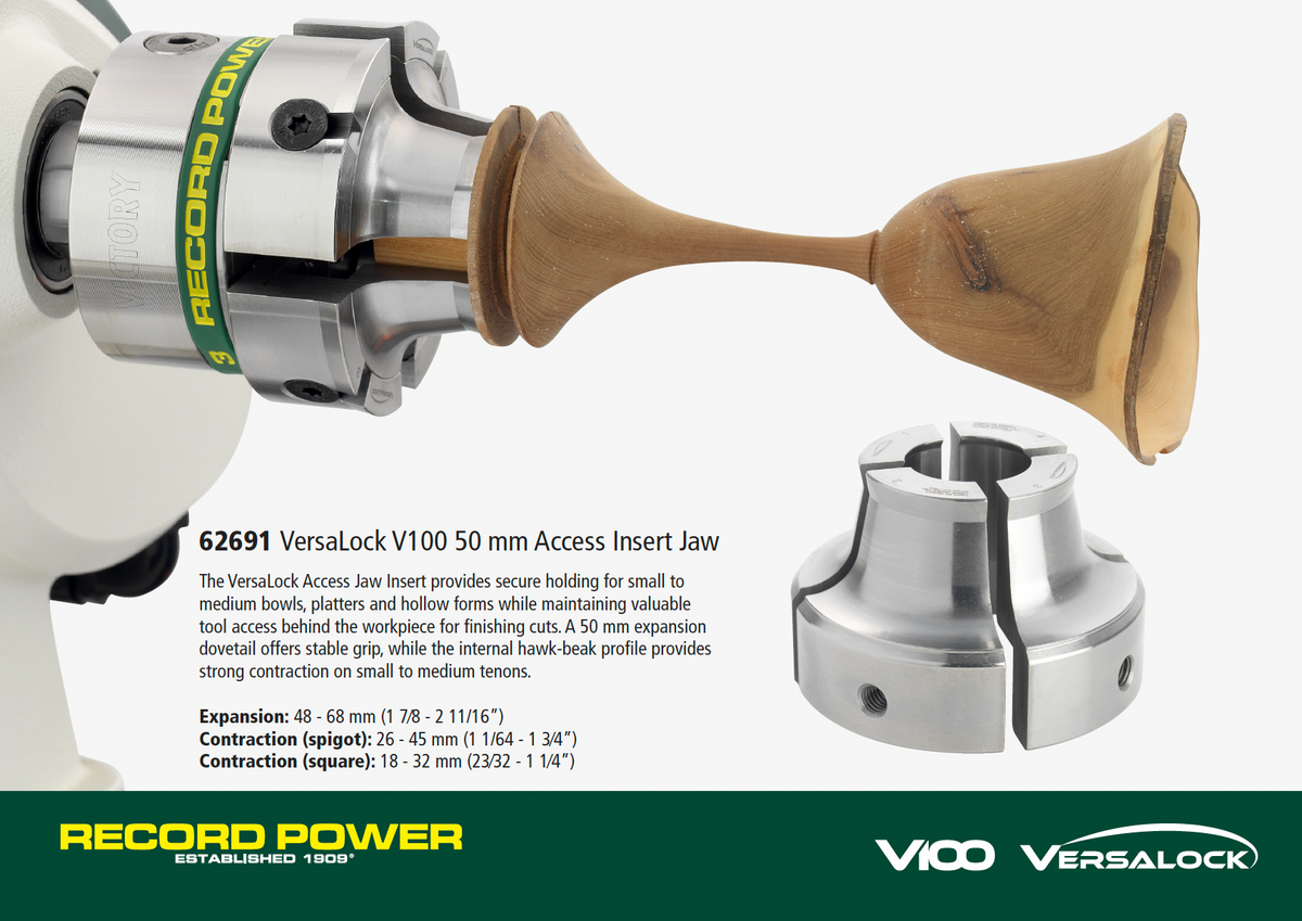 VersaLock V100 50mm Access Jaw Insert