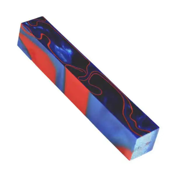 Vivid Blue - Kirinite Pen Blank - Blanks The made in Italy from top quality acrylic When turning pen blanks,
