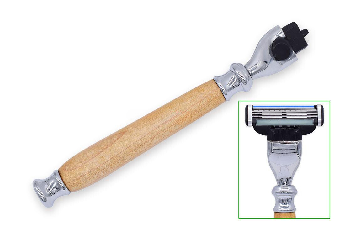 Chrome Mach 3 Razor Handle Kit - Razor Handle Kits - Fast shipping