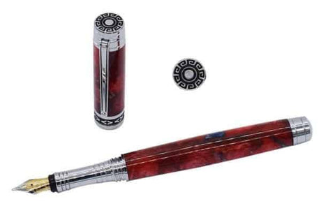 Mysterious Sky - Fountain Pen Kit - Chrome Greenvill Crafts