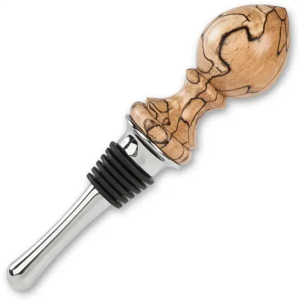 Wine Bottle Stopper Kit Teardrop - Silver - Project - Easy to turn, for a classy looking stopper Great way use up