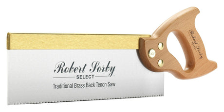 Traditional Brass Back Tenon Saw 12" x 15 tpi - Robert Sorby Select