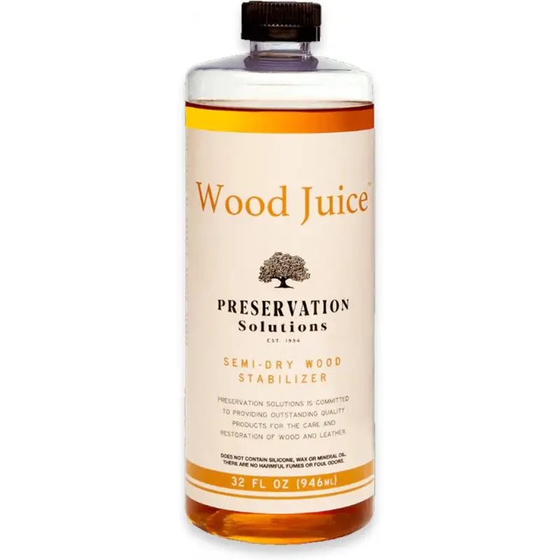 Wood Juice - Wood Stabiliser 32 fl. oz Fortifying Punky Wood - 32oz - Wood Stabilisers - Fast shipping