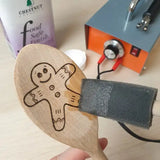 Wooden Beech Spoon - Pyrography Project - High-quality beech wooden spoon. Decorate and personalise a spoon to create