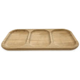 Wooden Tray with Compartments - Pyrography - Fast shipping