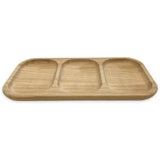 Wooden Tray with Compartments - Pyrography This wooden tray made from Beech wood three compartments can be used
