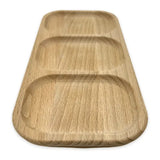 Wooden Tray with Compartments - Pyrography - Fast shipping