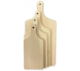 Beech wooden paddle cutting boards or serving platters for pyrography or resin decorations