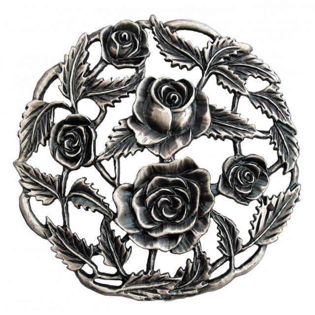 Roses - Decorative Pewter Lid (Potpourri)