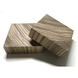 Zebrano Ring Blanks - Wood Size approx 40mm x 14mm The 2 images show the ring blank with and without a light rubbing