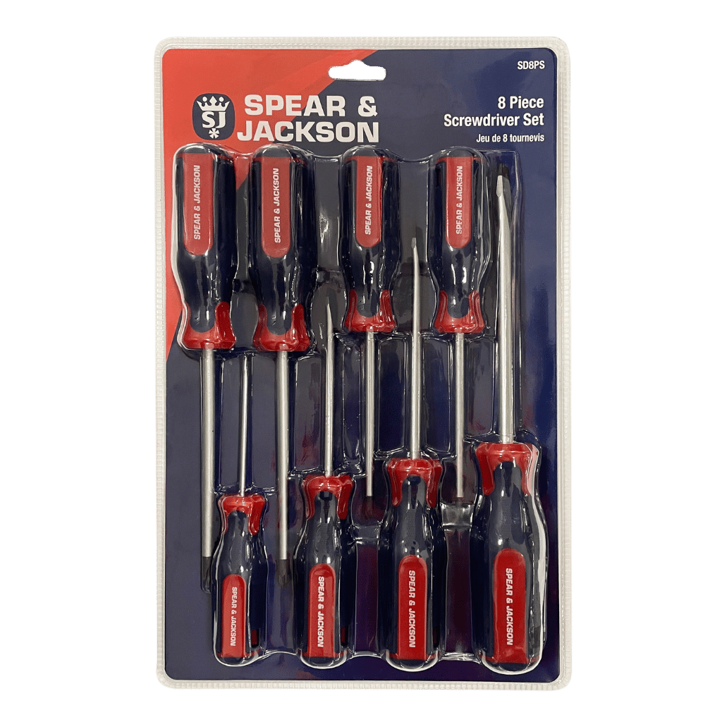Spear & Jackson 8 Piece Screwdriver set