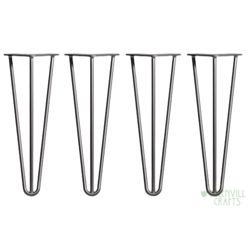 Black Hairpin Table Legs - 14" / 35cm Hair Pin Legs