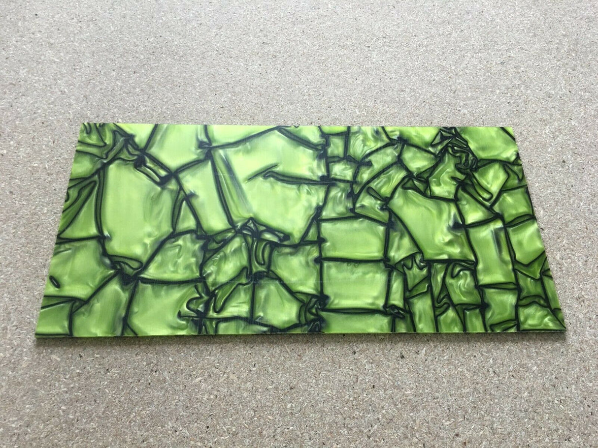 Kirinite Toxic Green Craft Sheet 300mm x 150mm x 3mm Kirinite