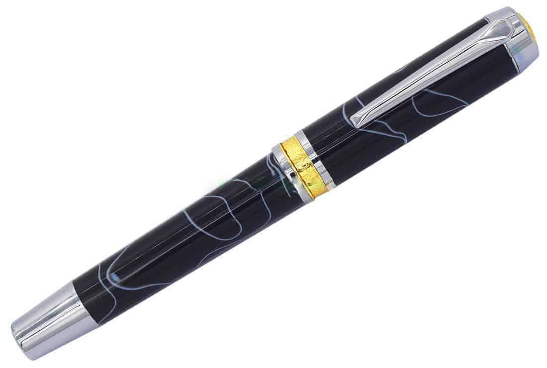 Large Jr Gentleman Roller Ball Pen Kit (new style) - Chrome Greenvill Crafts