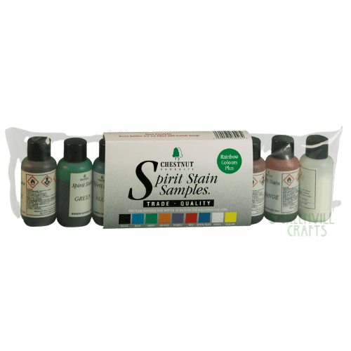 Spirit Stain Kit (Rainbow Colours) - Chestnut Products Chestnut