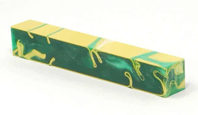 Green Bay - Acrylic Kirinite Pen Blank Kirinite