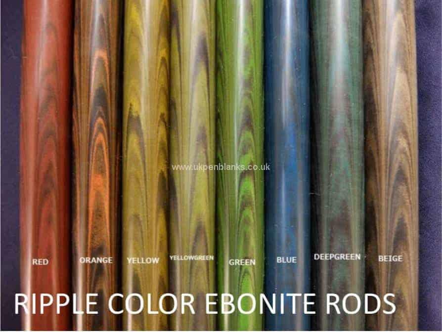 Mottle Coloured Ebonite Pen Blanks Greenvill Crafts