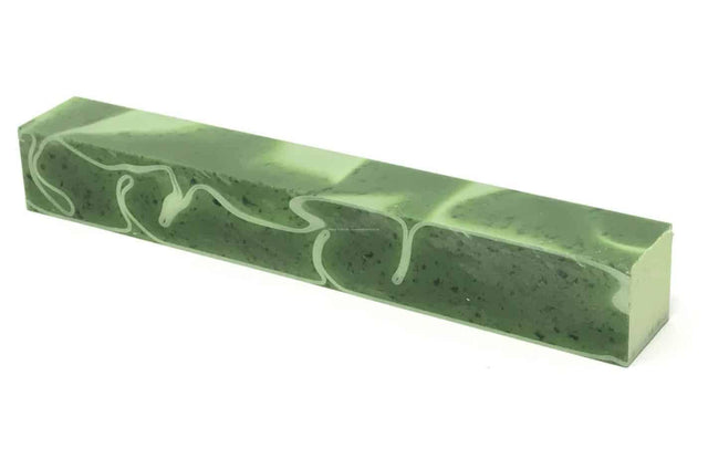 Pepper Jade - Acrylic Kirinite Pen Blank Kirinite