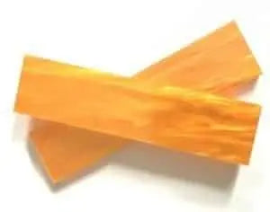 Kirinite Orange Pearl / Solar Flare Knife Scales - Set of 3 Kirinite