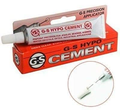 G-S Hypo Cement Jewellery Glue With Applicator - 9ml GS Hypo