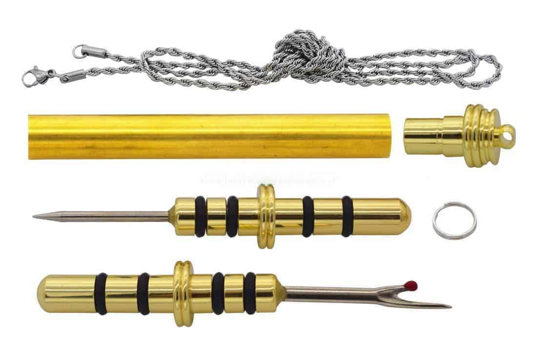 Gold Seam Ripper Necklace Kit Greenvill Crafts