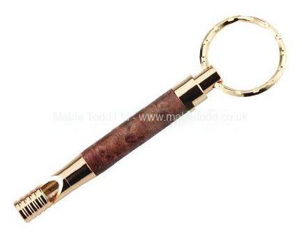 Gold key chain whistle kit Greenvill Crafts