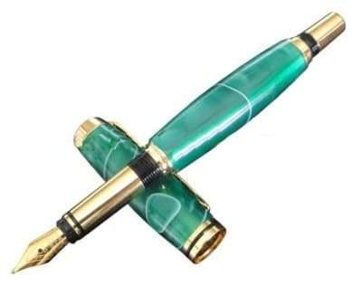 Gold Jr Gent Fountain Pen Kit (upgraded version) Greenvill Crafts
