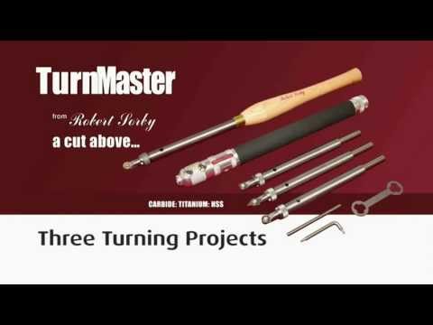 Robert Sorby - Turnmaster Handled + Tungsten Carbide Cutters 1, 2 & 3