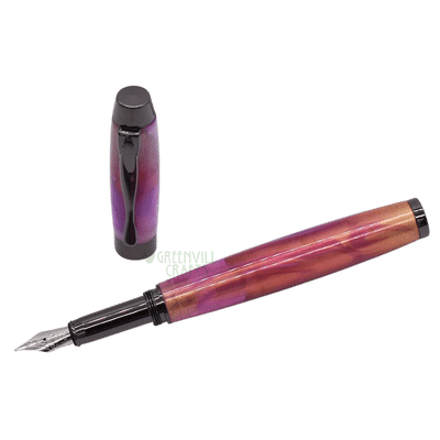 Manager Fountain Pen Kit Gun Metal (New Style) Greenvill Crafts