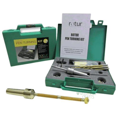Universal Pen Mandrel & Turning Kit 2MT Rotur