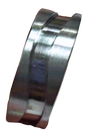 S Shape 8mm Inlay Titanium Ring Core Greenvill Crafts